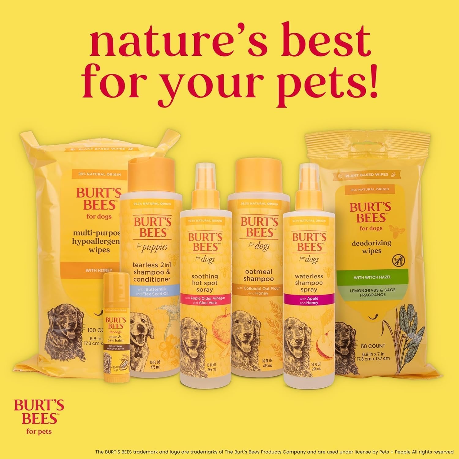 Burts Bees Tearless Puppy Shampoo & Conditioner with Buttermilk, 16 Fl Oz | Gentle 2-In-1 Formula Cleans and Conditions Sensitive Puppy Skin and Coat, Tearless for Easy Bath Time