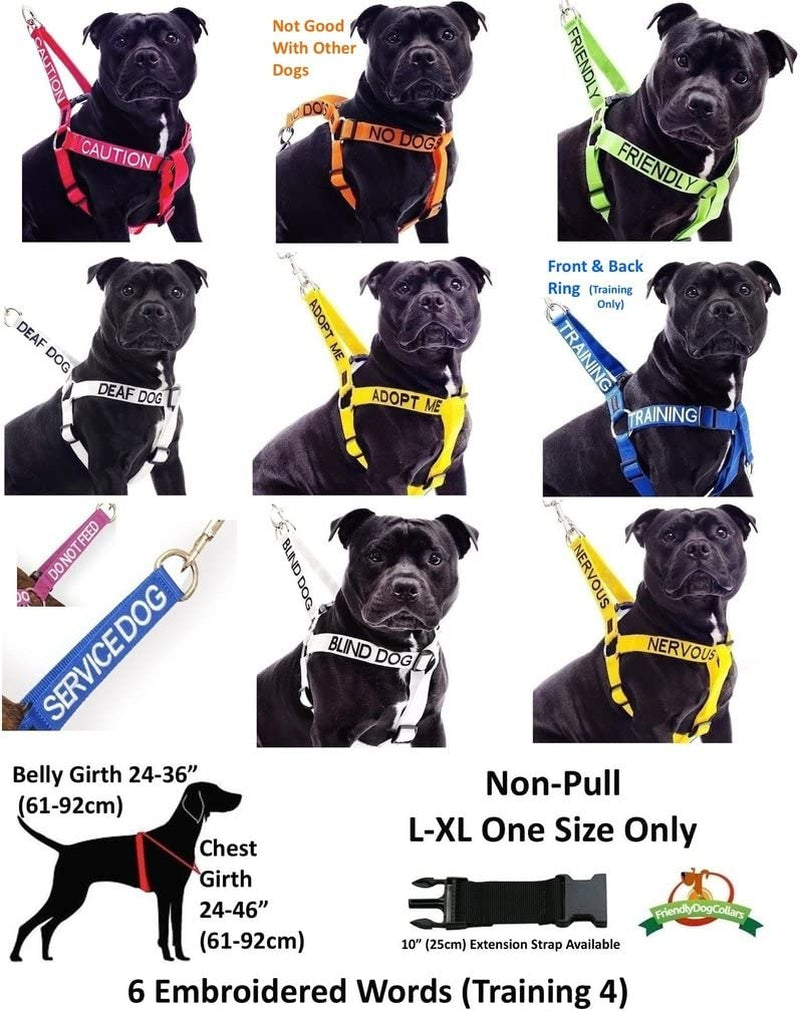 Limited Deaf Dog White Warm Dog Coats S M M L L XL Waterproof Reflective Fleece Lined Prevents Accidents by Warning Others of Your Dog in Advance (M-L Back 17" (43Cm)