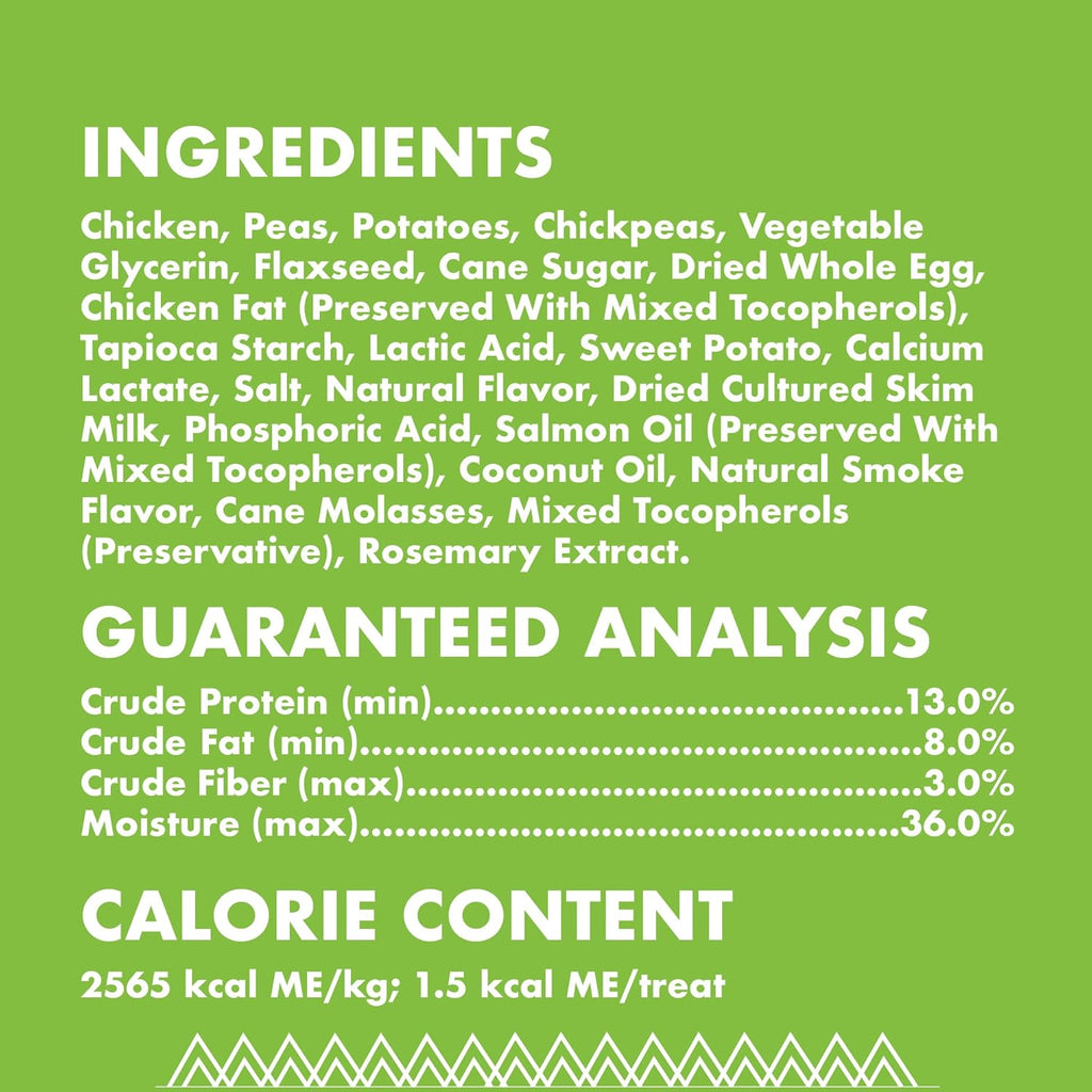 Soft & Chewy Grain Free Cat Treats, Chicken, 3 Oz. Pouch | Grain Free, Made with Natural Chicken, No Wheat, Corn, Soy, Minimally Processed in USA